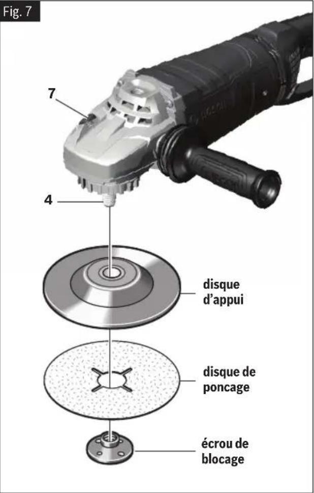 BOSCH GWS25-180JR Professional - (Fig. 7) - 1