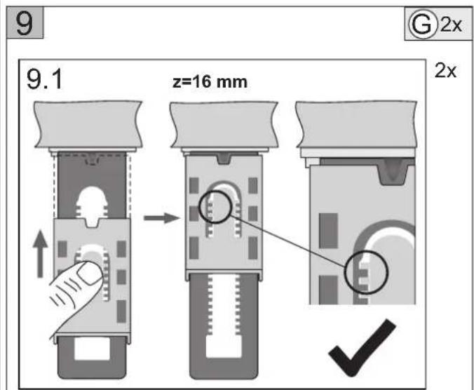 9 G 2x 9.1 z=16 mm 2x