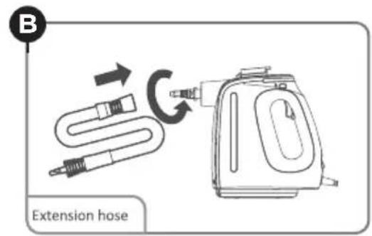 B Extension hose