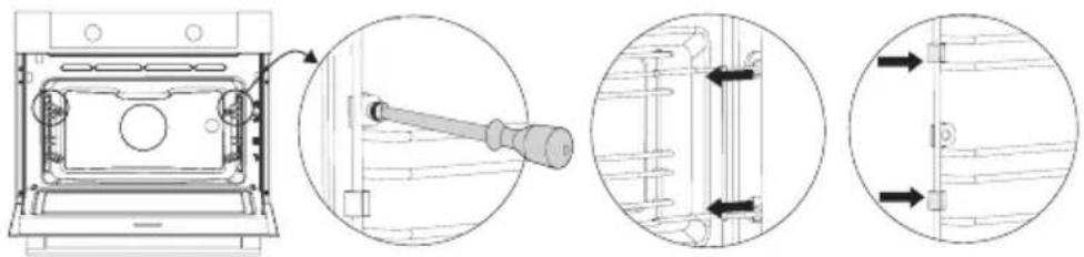 Atag MA4611D - Removing and cleaning the guide rails - 2