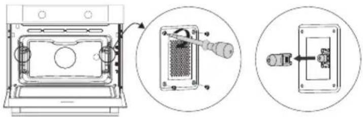 Atag MA4611D - Ofenbeleuchtung austauschen - 4