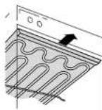 Atag OX2011A - grill reflector plate - 1