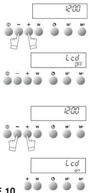 Atag MA3092C - Einstellen des Sicherheitsmodus der Anzeige - 1
