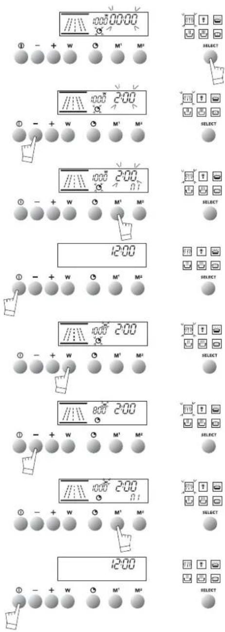 Atag MA3092C - using the memory feature - 1