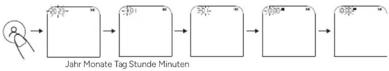 TERRAILLON Tensio Connect - ZEIT, DATUMS UND EINSTELLEINHEITEN - 1