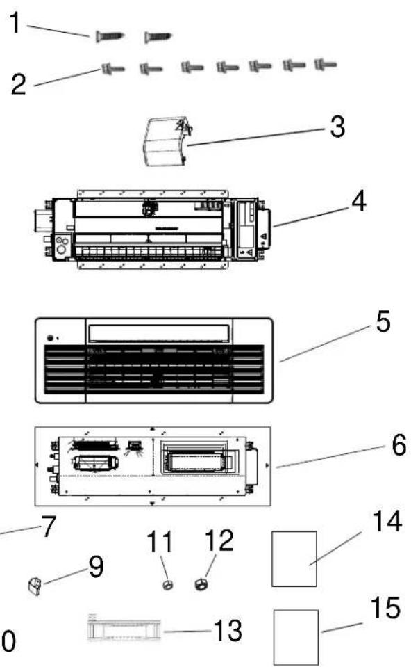 HAIER US12AB2BEA - Contenu De L'emballage - 1