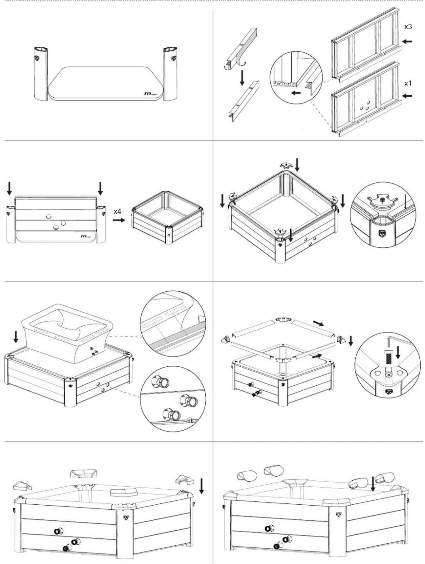 MSpa Tribeca F-TR062 - INSTALLATION DU SPA - 1