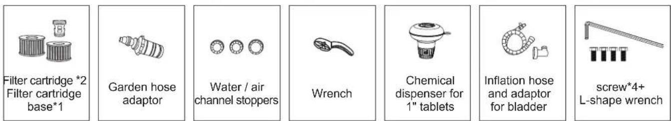MSpa Tribeca F-TR062 - PARTS CHECKS - 3