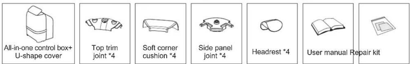 MSpa Tribeca F-TR062 - PARTS CHECKS - 2