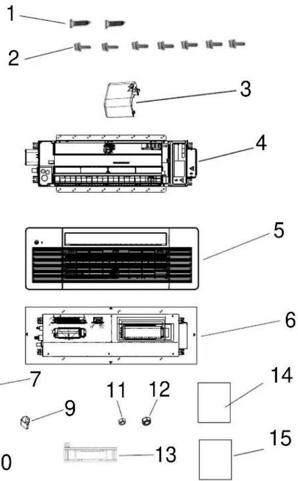 HAIER US09AB2BEA - Contenidos del Paquete - 1