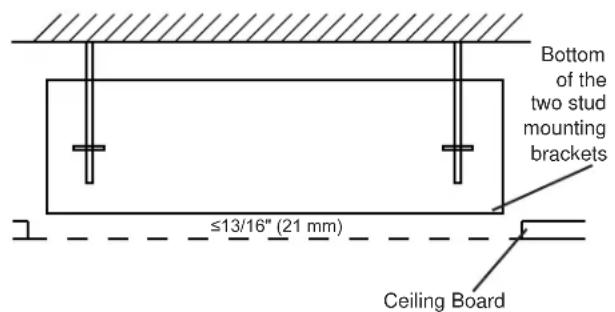 HAIER US09AB2BEA - Option 2: Hanging Installation - 1