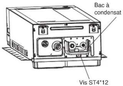 HAIER US09AB2BEA - Fixez le bac à condensat : - 1