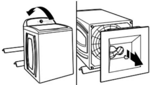 MAYTAG MTW5605RW - Enlever la base d'expédition - 1