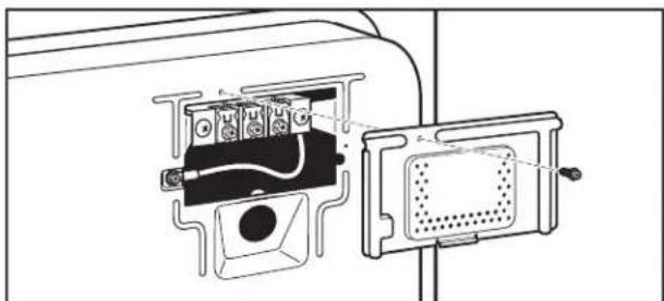 MAYTAG MED7205RR - Remove terminal block cover - 1
