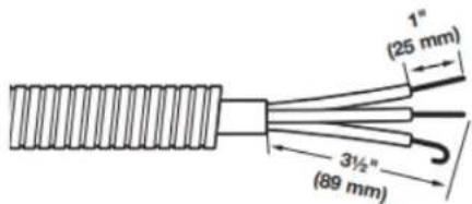 MAYTAG MED7205RR - Prepare to connect neutral bond wire and neutral wire - 5