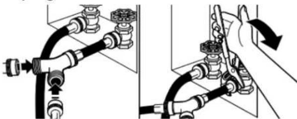 MAYTAG MED7205RR - Connect Inlet Hoses (on some models) - 4