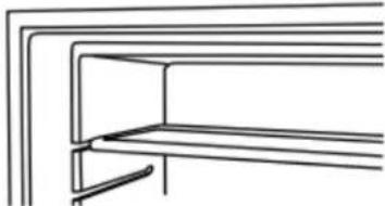 MAYTAG MRTX5119SB - To remove and replace the freezer shelf: - 1