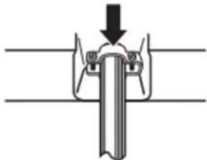 WHIRLPOOL YWSES3330TS - Style 1: Power supply cord strain relief - 2