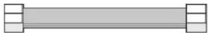 WHIRLPOOL WSGS4530TV - Flexible Metal Appliance Connector: - 1
