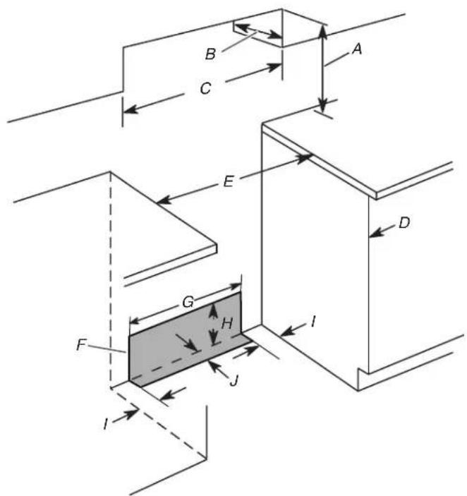 WHIRLPOOL WSES4530TS - Cabinet Dimensions - 2