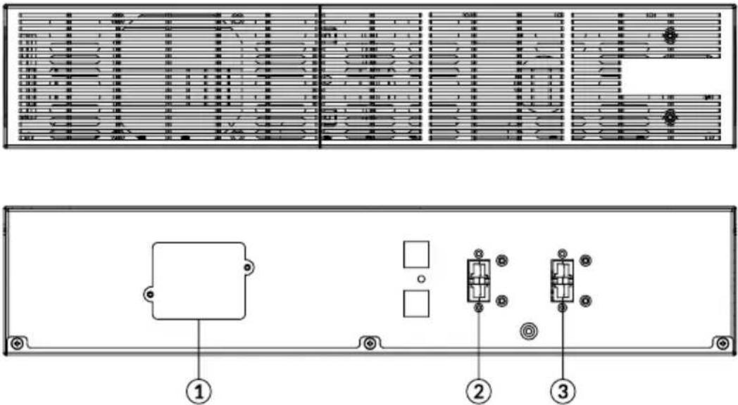CONCEPTRONIC EBM01R24VB - DESCRIZIONE DEL PANNELLO ANTERIORE / POSTERIORE - 1
