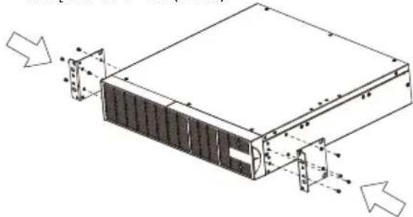 CONCEPTRONIC EBM01R24VB - Krok 1: Montaż uchwytów rack - 1