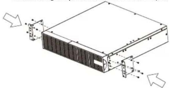 CONCEPTRONIC EBM01R24VB - Step 1: Rack mount ears installation - 1