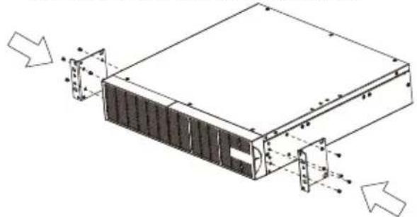 CONCEPTRONIC EBM01R24VB - Passaggio 1: Installazione delle staffe rack - 1