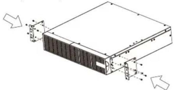 CONCEPTRONIC EBM01R24VB - Passo 1: Instalação dos suportes de rack - 1