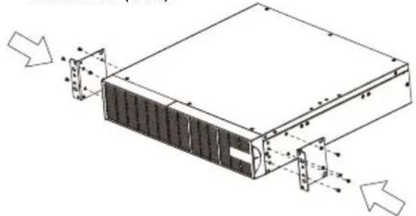 CONCEPTRONIC EBM01R24VB - lépés: Rack rögzítő fülek felszerelése - 1