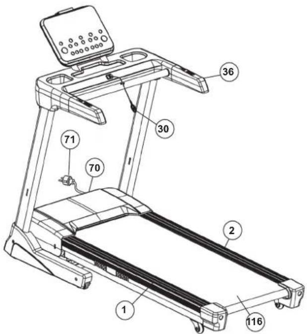 Christopeit TM 4500S - STEP 6: - 1