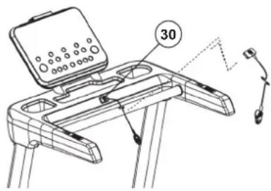 Christopeit TM 4500S - BEZPEČNOSTNÍ KLIP - 1