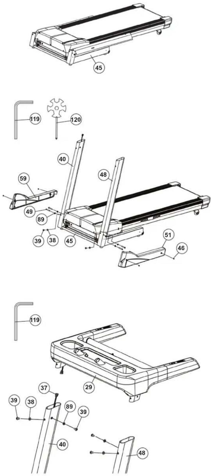 Christopeit TM 4500S - STEP 3: - 1