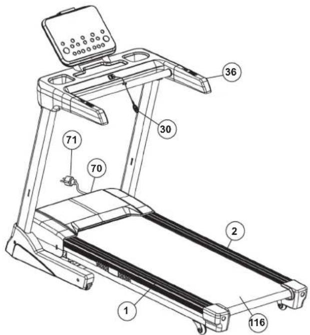 Christopeit TM 4500S - SCHRITT 6: - 2
