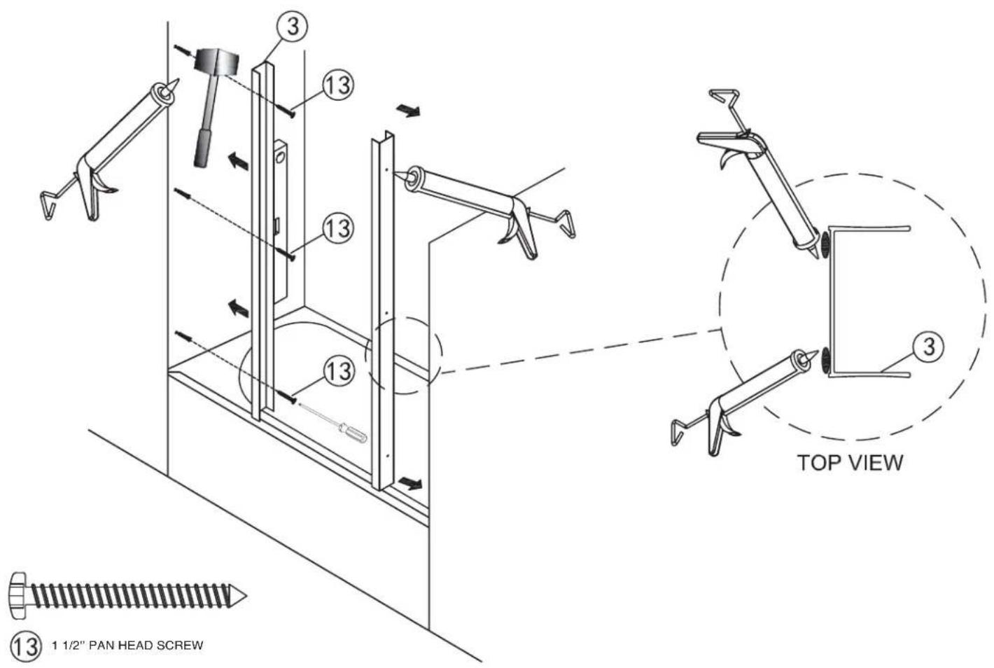 CRAFT + MAIN Cove CVST6060 - INSTALLATION PROCEDURE / STEP 5 - 1