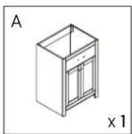 CRAFT + MAIN Reese RSWVT2534 - PARTS LIST / LIST DES PIEÇES / LISTA DE PARTES - 1