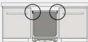 HAIER XS 4B0M3SB-84 - Fixing the machine to the kitchen - 4