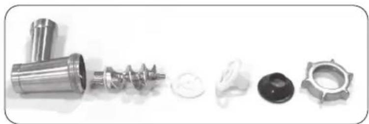 DOMO DO9073KR - OPTIONELL: MONTAGE FLEISCHWOLF DO907OKR-M - 6