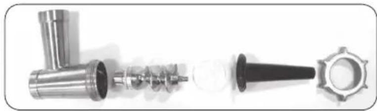 DOMO DO9073KR - OPTIONAL ACCESSORIES: FITTING MEAT GRINDER DO907OKR-M - 11