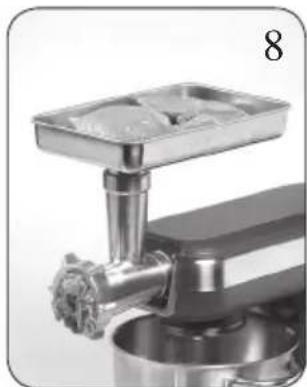 DOMO DO9073KR - OPTIONAL ACCESSORIES: FITTING MEAT GRINDER DO907OKR-M - 9