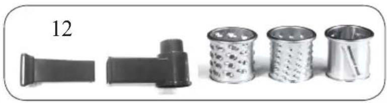 DOMO DO9115KR - Pétrir/hacher/battre - 13