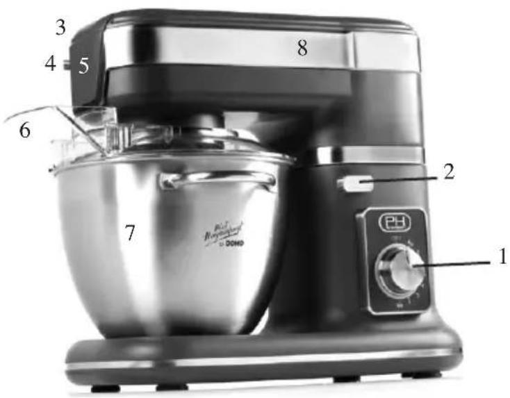 DOMO DO9078KR - ONDERDELEN - 1