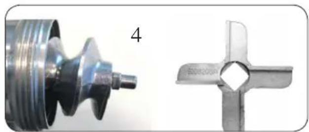 DOMO DO9078KR - OPTIONAL ACCESSORIES: FITTING MEAT GRINDER DO907OKR-M - 4