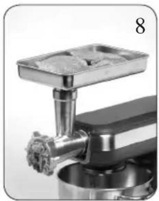 DOMO DO9078KR - OPCIONAL: MONTAJE DEL PICADOR DE CARNE DO907OKR-M - 4