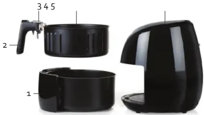 DOMO DO1024FR - TEILE - 1