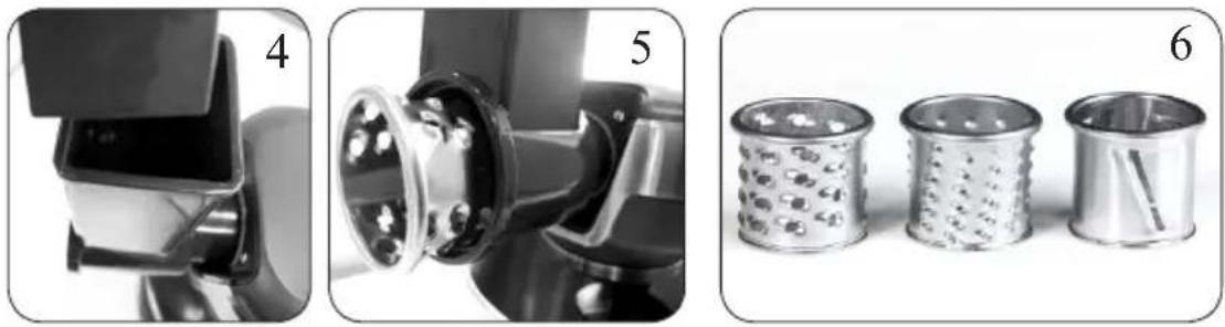 DOMO DO9130KR - OPTIONAL ACCESSORIES: VEGETABLE SLICER DO907OKR-V - 4