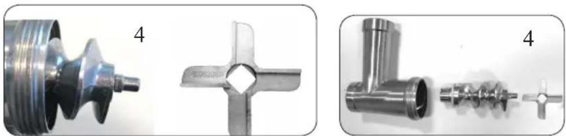 DOMO DO9130KR - OPTIONAL ACCESSORIES: FITTING MEAT GRINDER DO907OKR-M - 2
