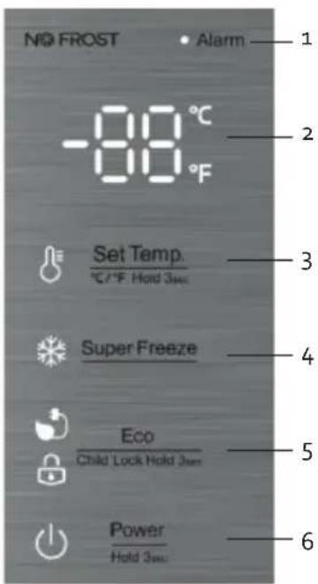 DOMO DO91202F - Tasti touch screen - 1