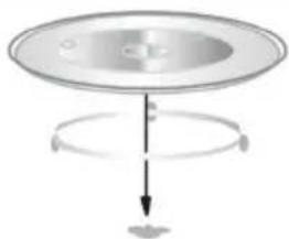 DOMO DO1015CG - TURNTABLE INSTALLATION - 1