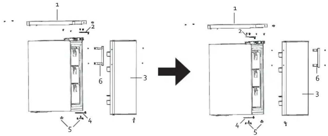 DOMO DO91133F - DOOR CONVERSION - 1